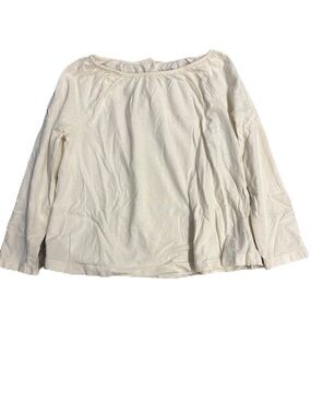 GAP Baby Creamy White Long Sleeve Top - Size 4